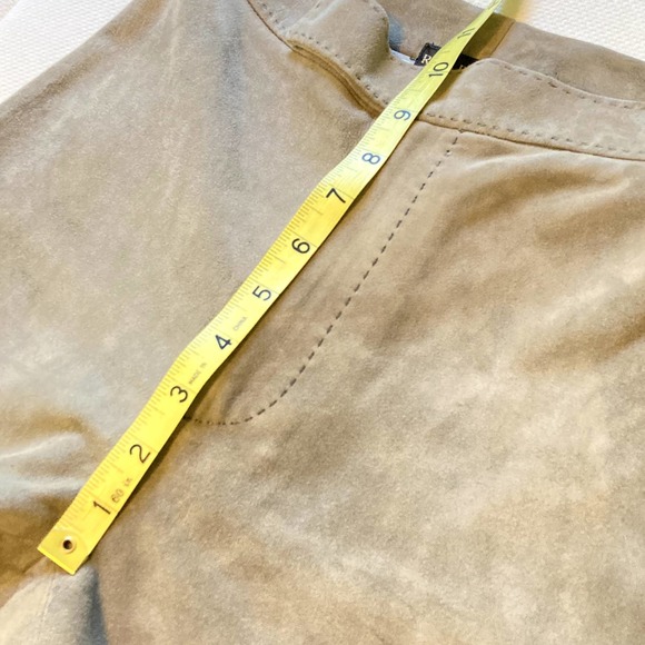 RALPH LAUREN Black Label Lamb Suede Leather Pants - Picture 14 of 14